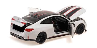 BMW M4 CSL – 2022 – WHITE Minichamps 1:18 Metallmodell mit zu öffnenden Türen und Haube(n)